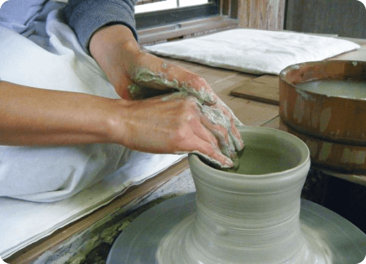 桃山時代から続く陶芸のまちで日本文化を感じる美濃焼づくりのイメージ画像