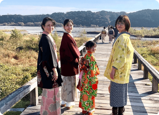 江戸風情残る宿場町を着物でお散歩&静岡茶いっぷく体験！のイメージ画像